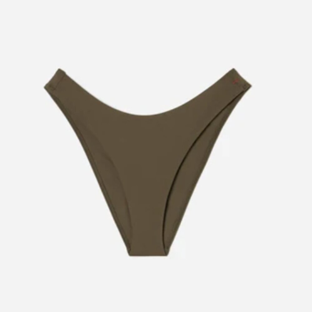 Everlane - The Thigh High Bikini Bottom - Beech - Size Small - New with Tags